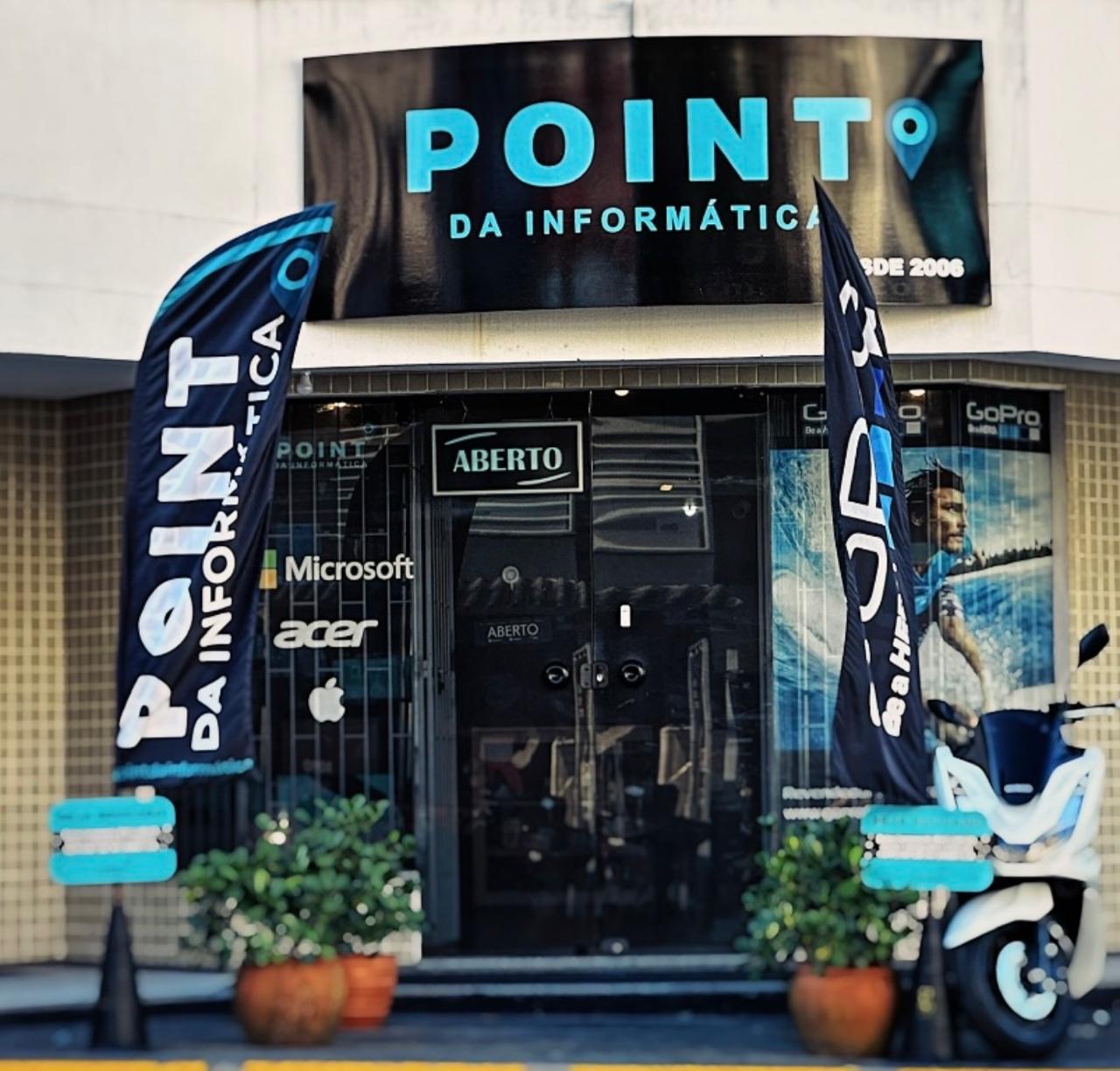 Fachada da loja Point da Informática
